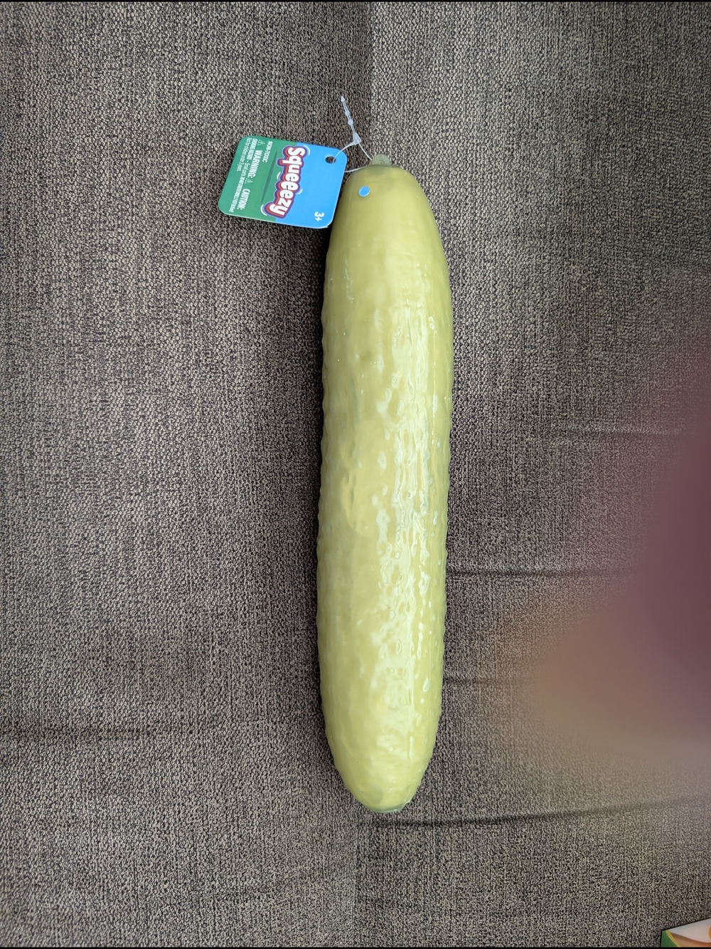 Giant Pickle Squeezable Toy - Light Green